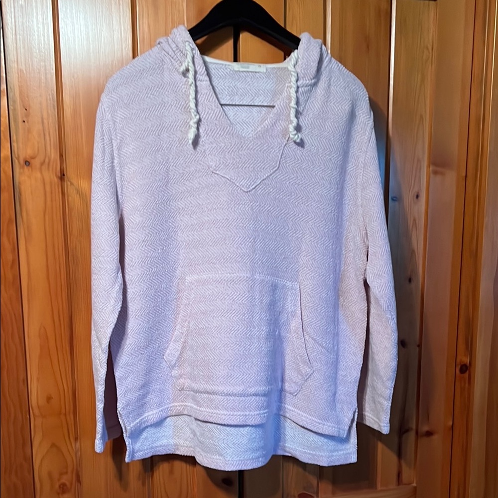 Women's Light Pink Hooded Sweater